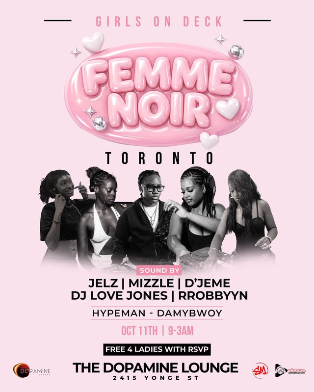 Femme Noir, Sun, Oct 11, Dopamine Lounge