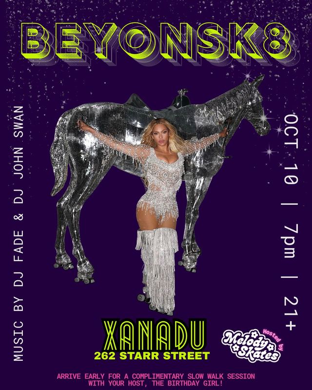 Beyonsk8, Fri, Oct 9, Xanadu, Bushwick