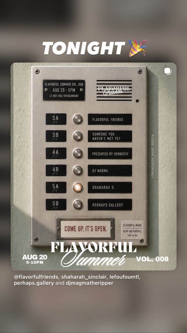 Flavorful Summer Vol. 008, Sun, Aug 23, Le Fou Fou