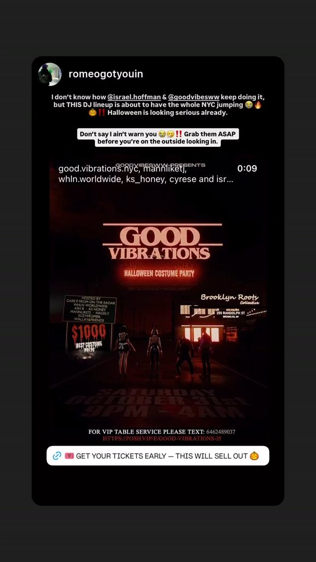 Good Vibrations: Saints and Sinners Halloween Costume Party — flyer 3