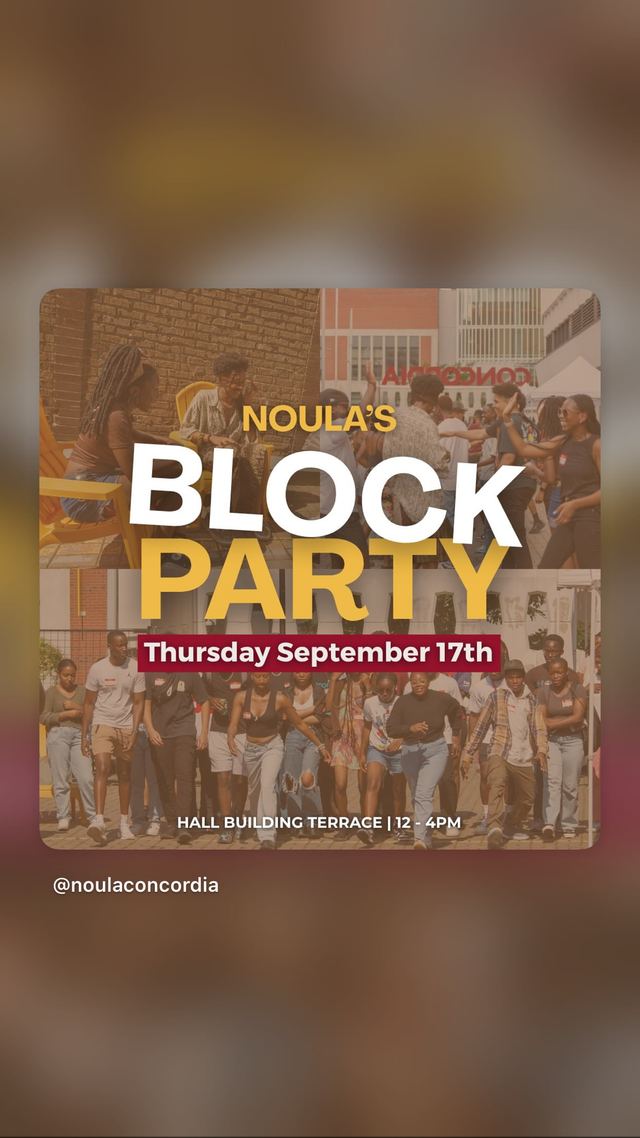NOULA'S BLOCK PARTY, Thu, Sep 17, HALL BUILDING TERRACE