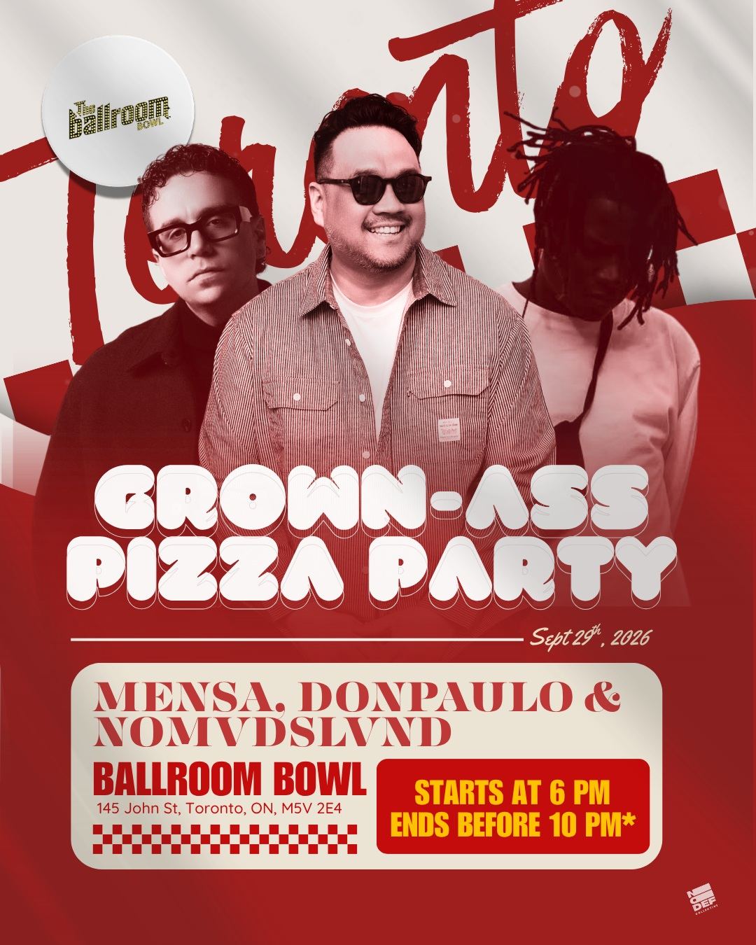 Grown-Ass Pizza Party — flyer 3