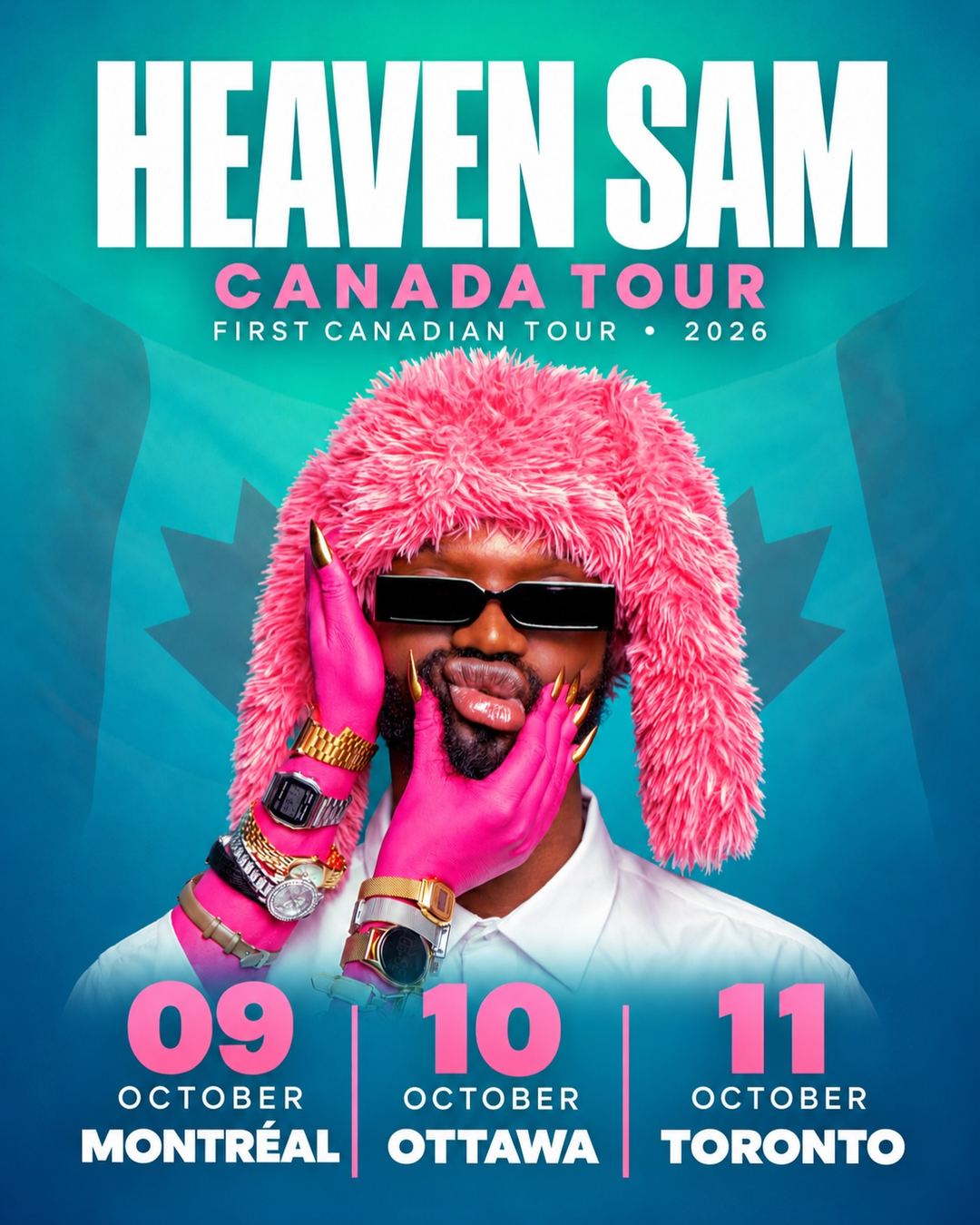 AFRIKANA - Heaven Sam Live in Montreal — flyer 8