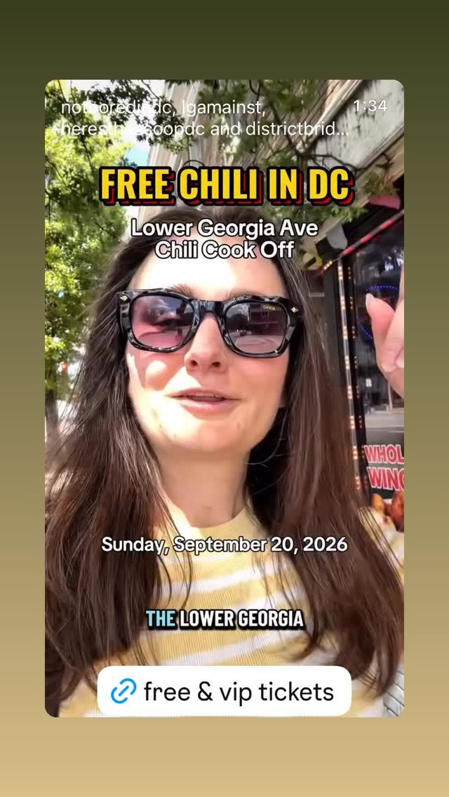 Lower Georgia Ave Chili Cook Off, Sun, Sep 20, Sonny's Pizza
