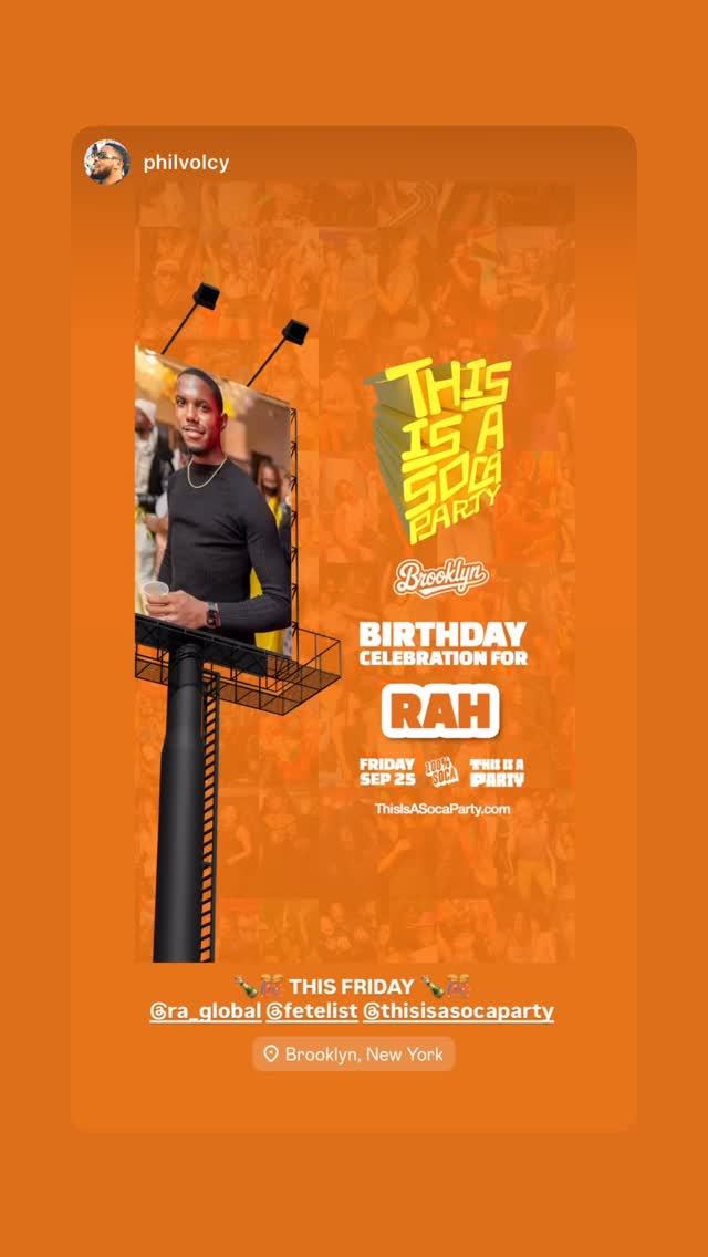 This is a SOCA Party - Brooklyn - Sep
