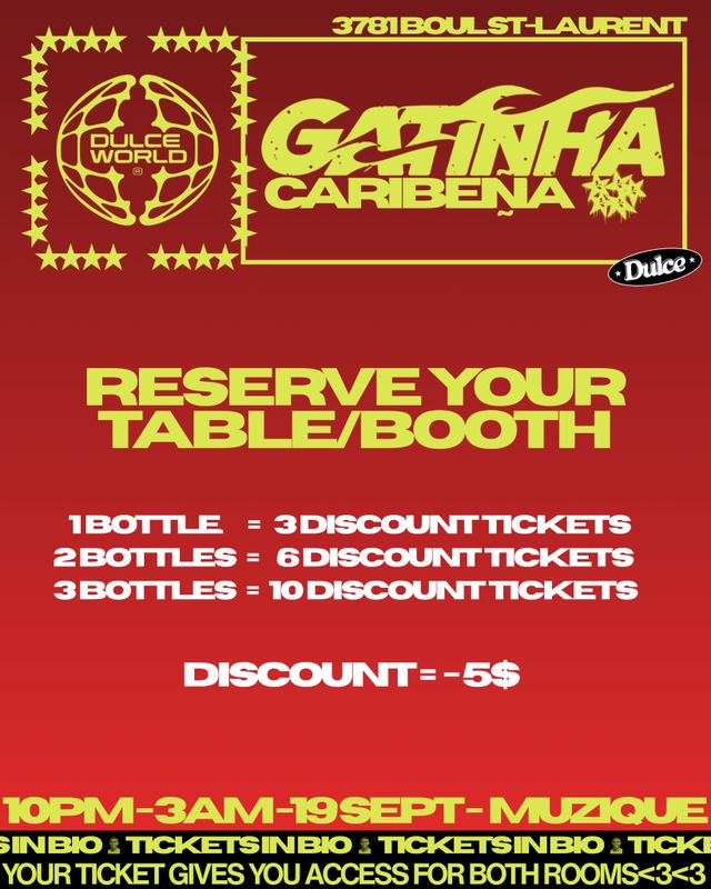 Gatinha Caribeña, Sat, Sep 19, Muzique Rooftop, Le Plateau-Mont-Royal