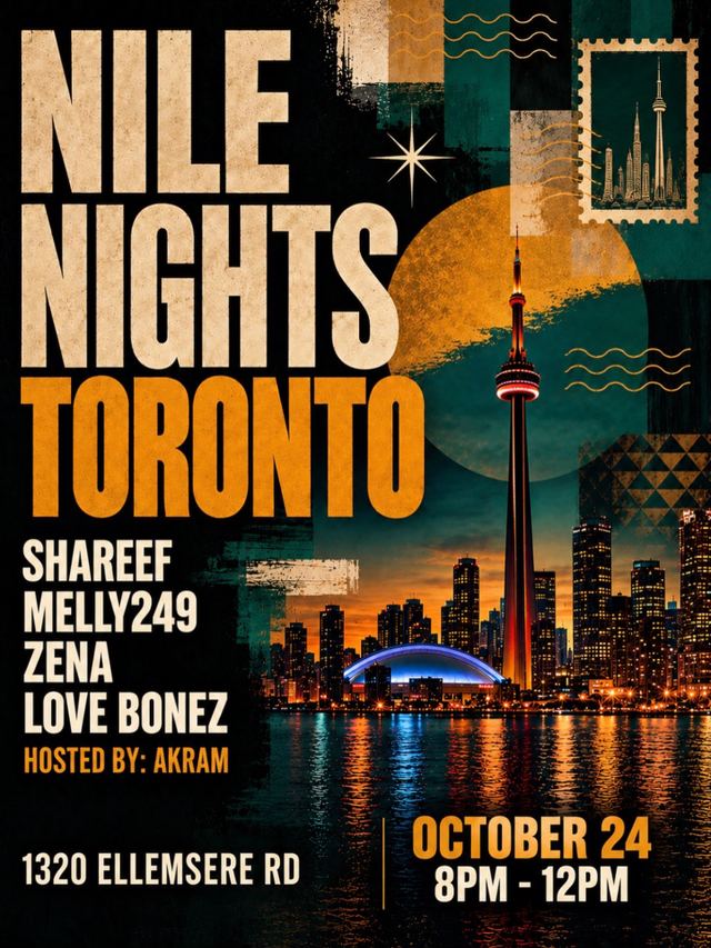Nile Nights Toronto, Sat, Oct 24, Styld Spaces Events Studio