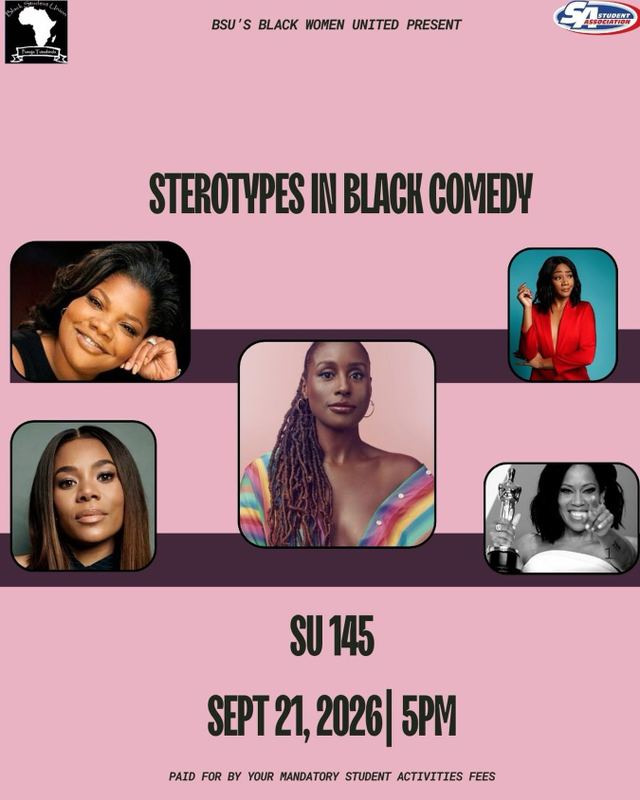 Stereotypes in Black Comedy, Mon, Sep 21, SU 145
