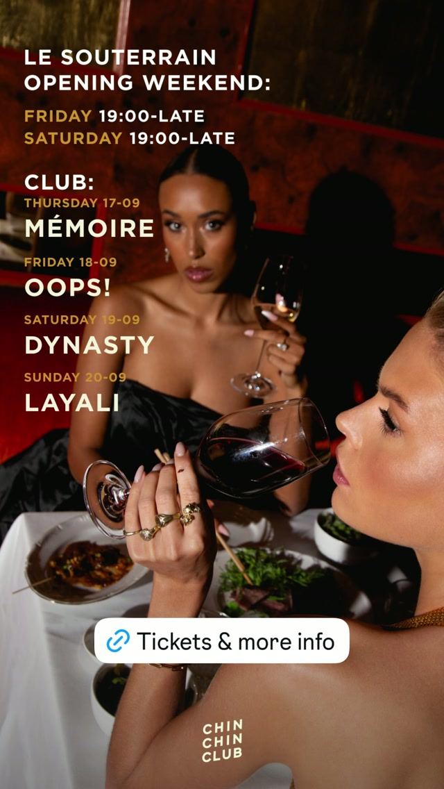 Mémoire, Thu, Sep 17, Chin Chin Club