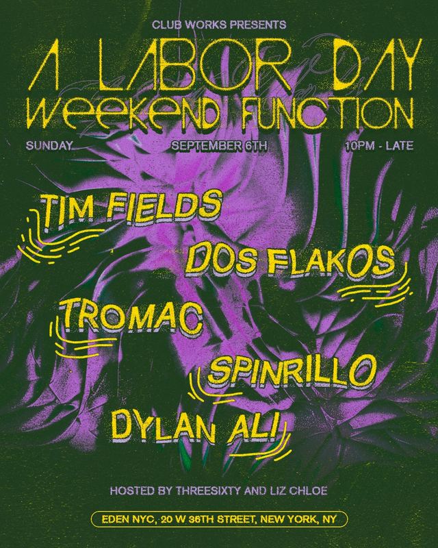 A Labor Day Weekend Function, Sun, Sep 6, Eden NYC, Midtown
