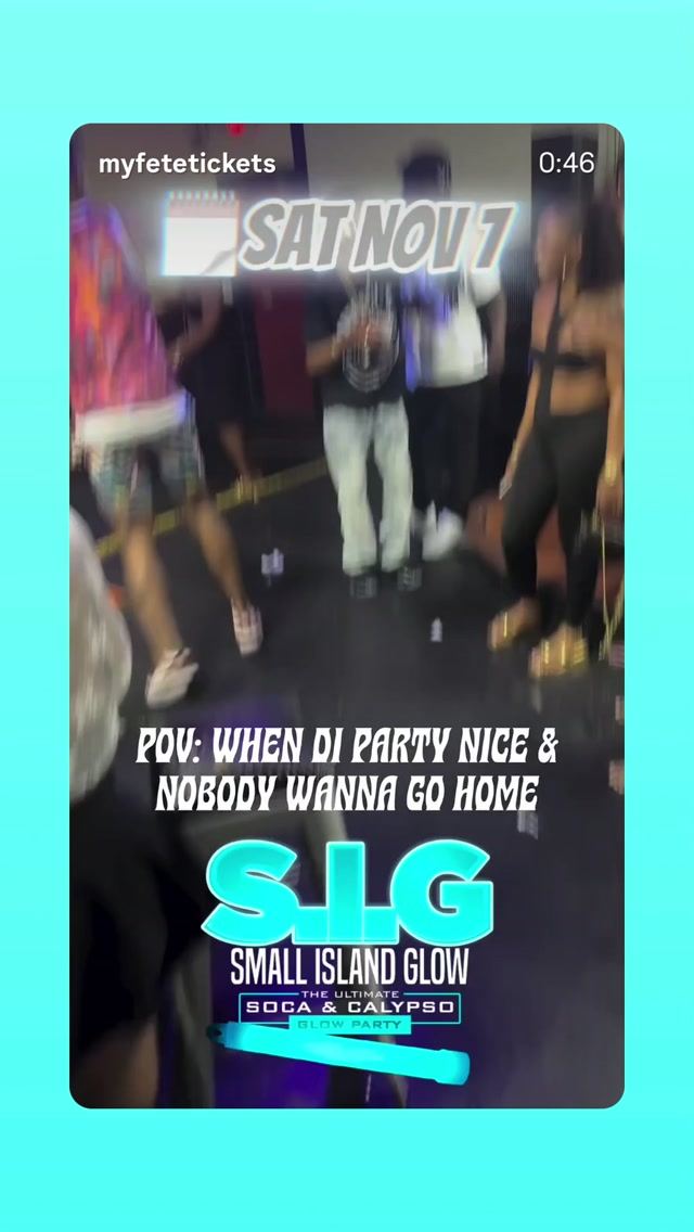 S.I.G. SMALL ISLAND GLOW, Sat, Nov 7, Bliss Lounge