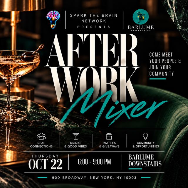 AFTER WORK MIXER, Thu, Oct 22, Barlume Downstairs, Flatiron District