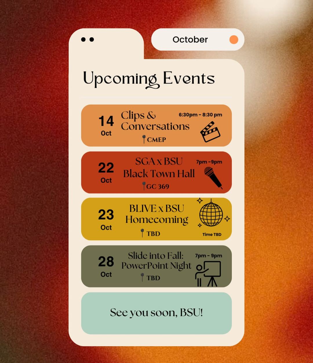 Clips & Conversations — flyer 2