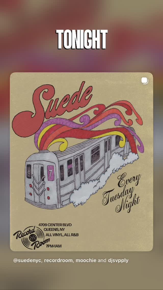 Suede, Tue, Sep 1, RECORD ROOM, Long Island City