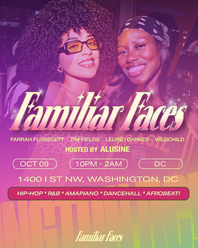 Familiar Faces, Fri, Oct 9, Strand
