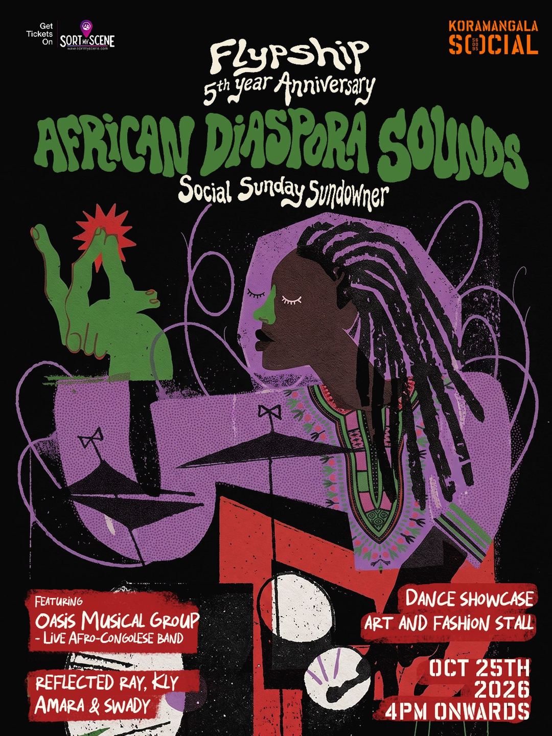Flypship 5th Year Anniversary: African Diaspora Sounds - Social Sunday Sundowner