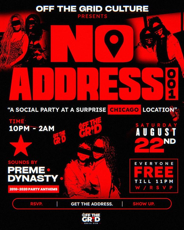 NO ADDRESS, Sat, Aug 22