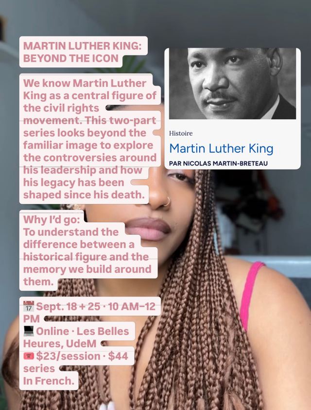 Martin Luther King: Beyond the Icon, Fri, Sep 18, Online
