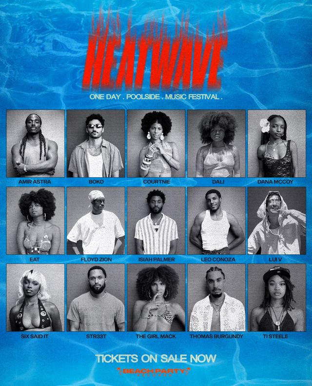 HEATWAVE: A ONE DAY POOLSIDE MUSIC FESTIVAL, Sun, Aug 23, Hotel Ziggy, West Hollywood