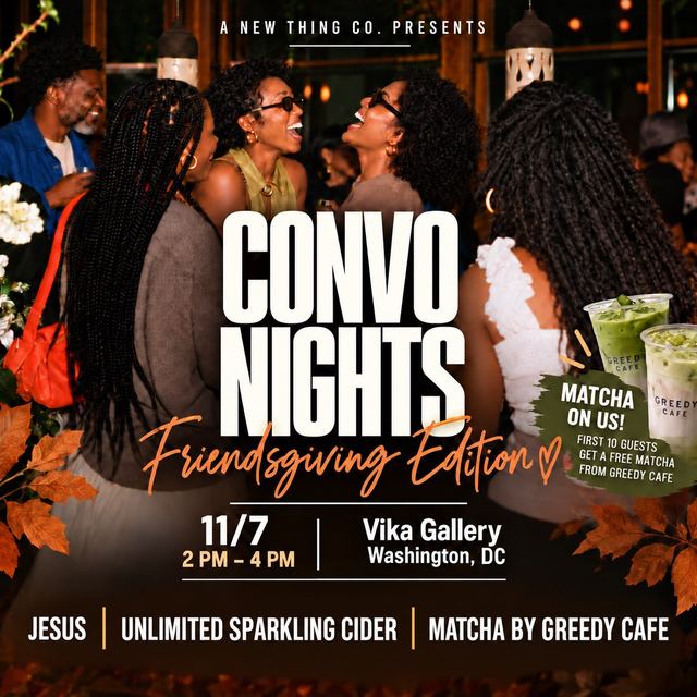 Convo Nights: Friendsgiving Edition, Sat, Nov 7, Vika Gallery