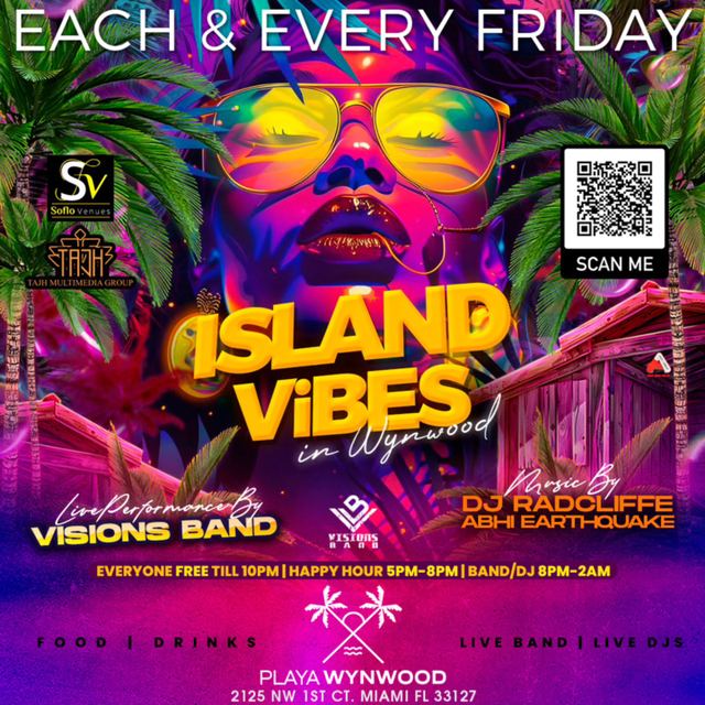 Island Vibes in Wynwood, Fri, Jan 31, 2025, Wynwood, Wynwood