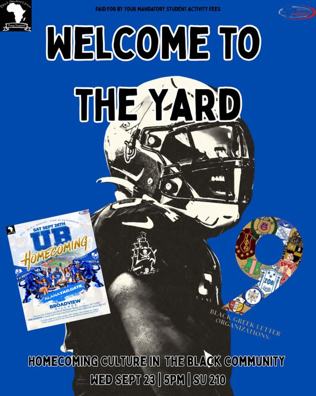 HOMECOMING TAILGATE INFO SESSION, Wed, Sep 23, SU 210