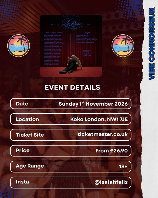 LVRS Paradise Tour, Sun, Nov 1, Koko Electronic, Camden
