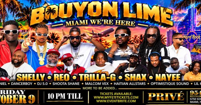 Bouyon Lime, Fri, Oct 9, Privé 954 Restaurant