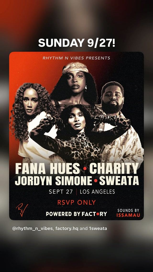 Rhythm N Vibes, Sun, Sep 27
