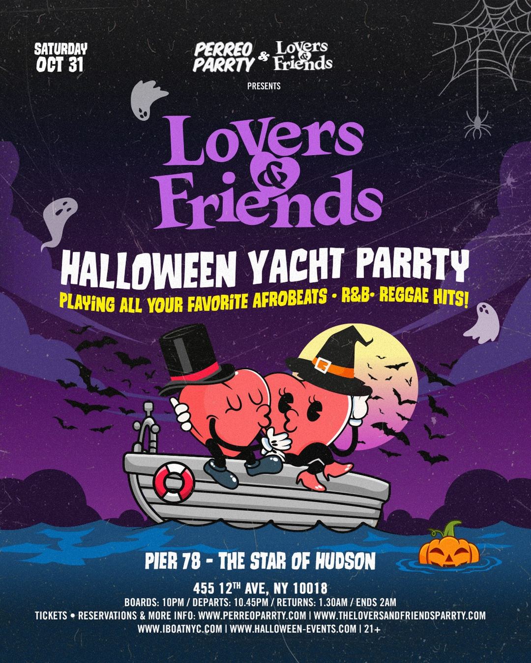 Lovers & Friends Halloween Yacht Parrty