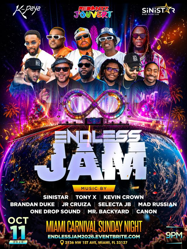 Endless Jam, Sun, Oct 11, UNLOCKED Wynwood