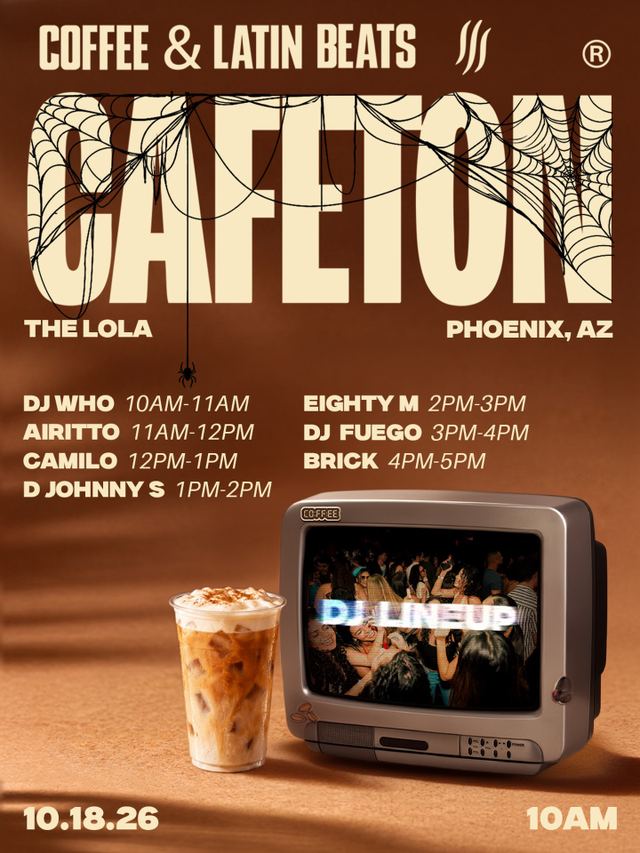 Cafeton, Sun, Oct 18, The Lola, Glendale Sports and Entertainment District