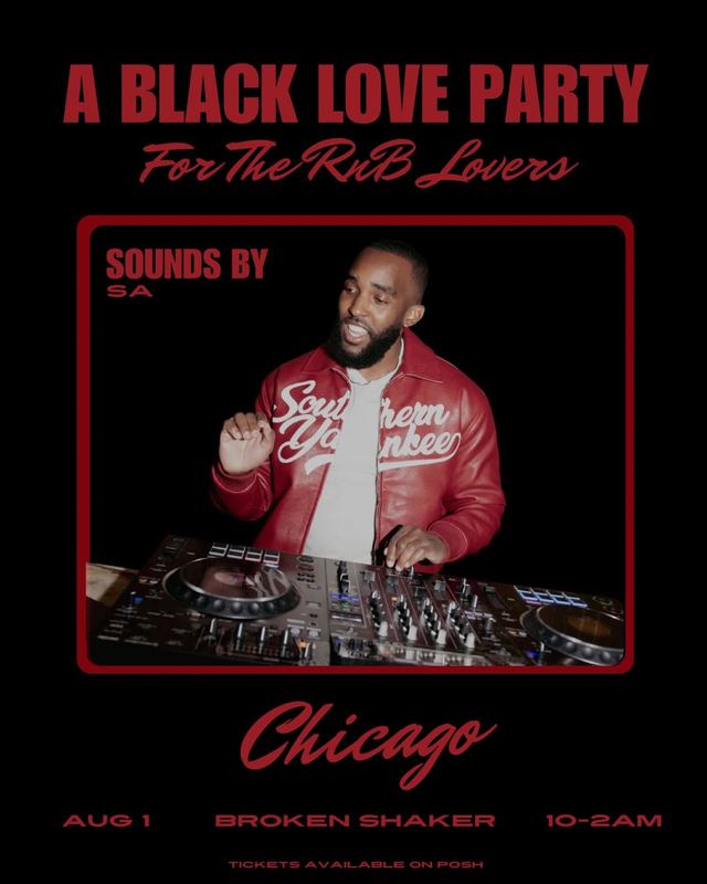 A BLACK LOVE PARTY For The RnB Lovers, Sat, Aug 1, Broken Shaker, River North