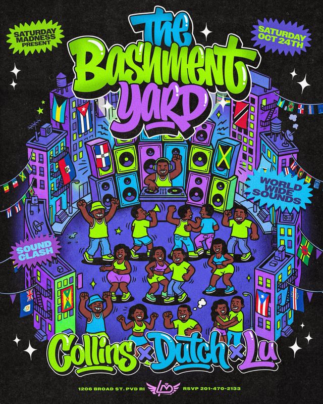 The Bashment Yard, Sat, Oct 24, LIVEPVD NIGHT CLUB, Washington Park
