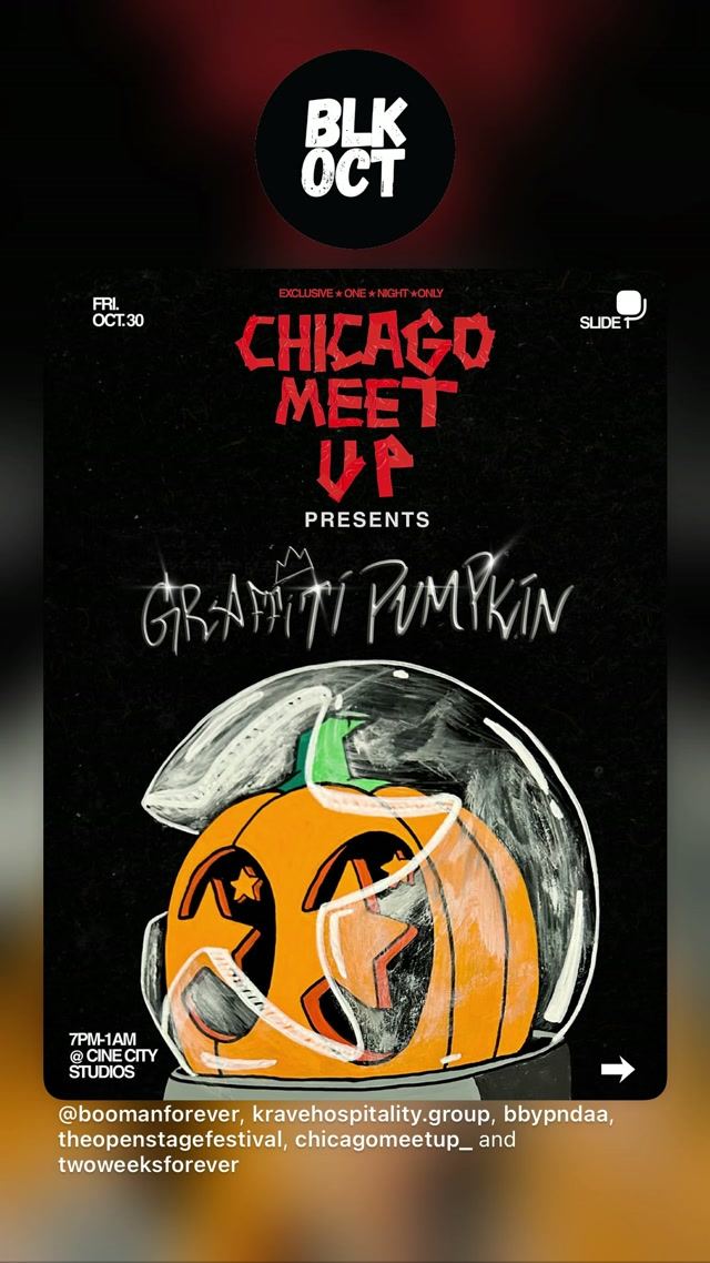 Chicago Meet Up: Graffiti Pumpkin