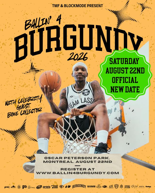 Ballin' 4 Burgundy 2026, Sat, Aug 22, Oscar Peterson Park, Little Burgundy