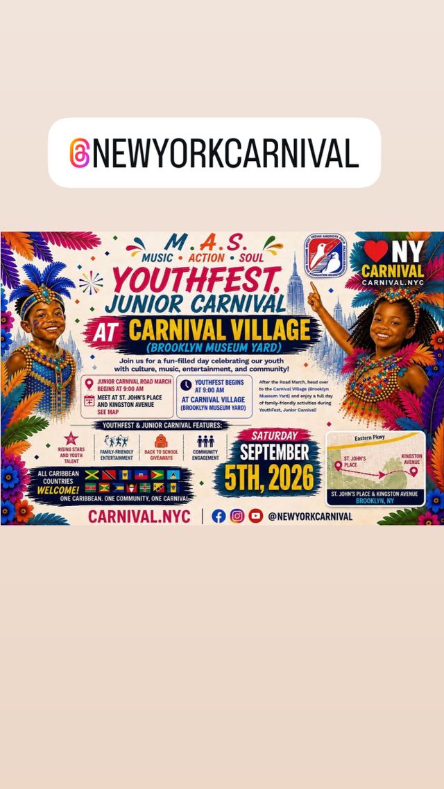 M.A.S. Youthfest Junior Carnival, Sat, Sep 5, Carnival Village, Crown Heights