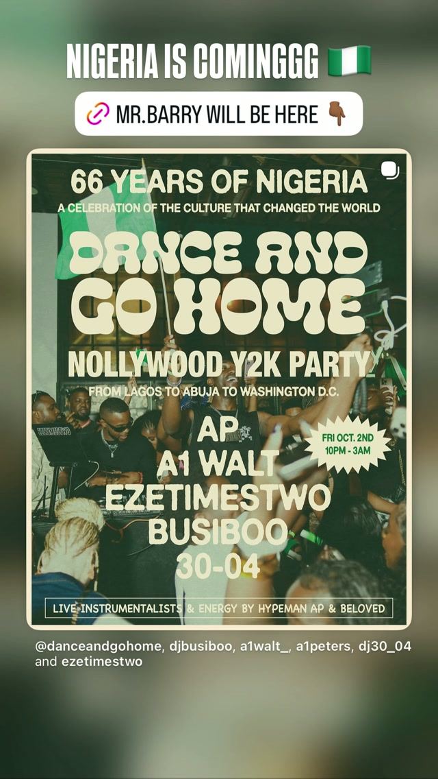 DANCE AND GO HOME