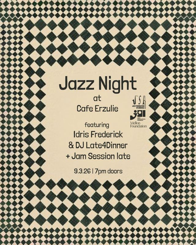 Jazz Night, Thu, Sep 3, Cafe Erzulie, Bushwick