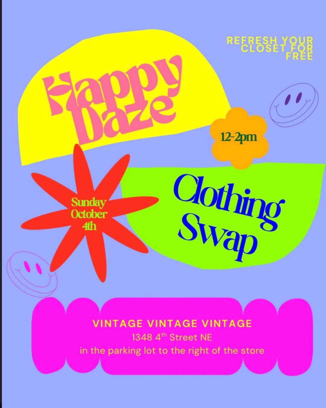 Happy Daze Clothing Swap