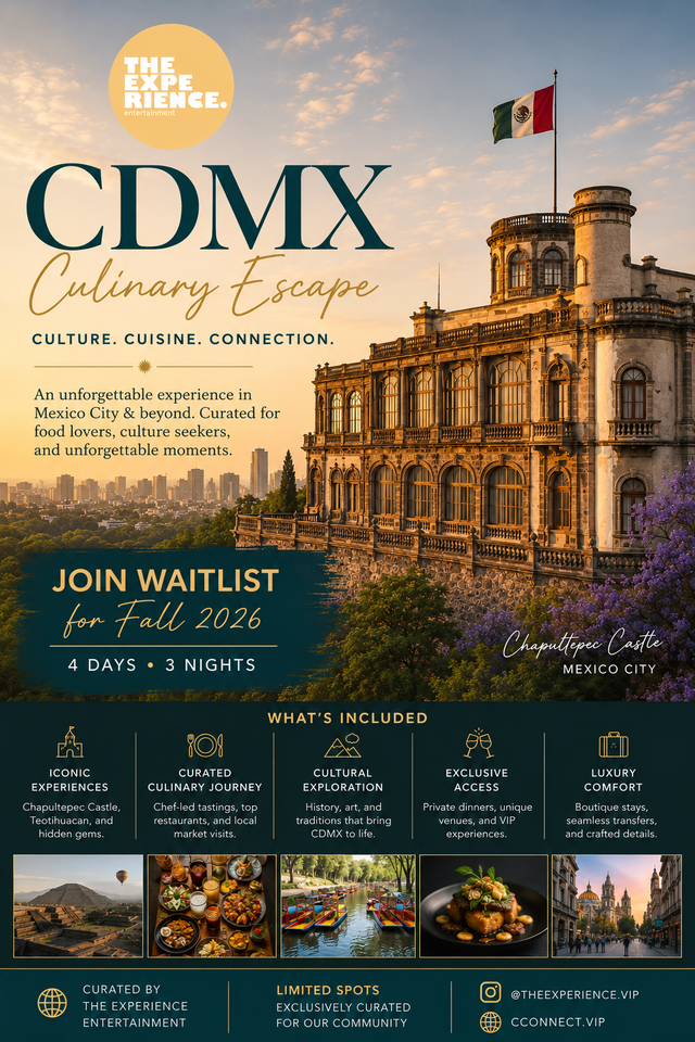Mexico City Waitlist, Thu, Oct 1, ATELIE the EXPERIENCE, Oak Cliff