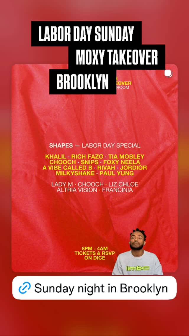 Labor Day Sunday Moxy Takeover, Sun, Sep 6, Lillistar, Bushwick