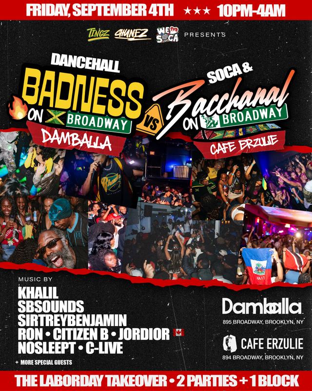 Tingz, Fri, Sep 4, Damballa, Bushwick
