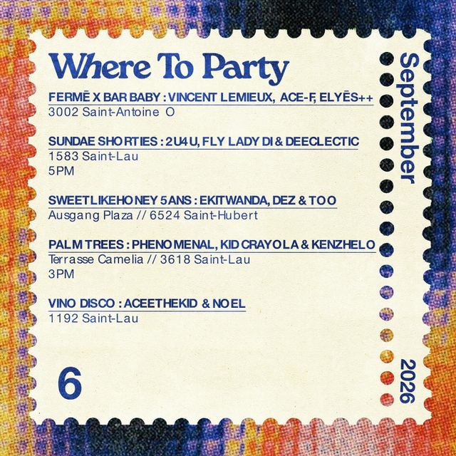 SWEETLIKEHONEY 5 ANS, Sun, Sep 6, Ausgang Plaza