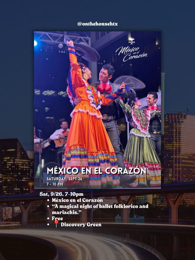 México en el Corazón, Sat, Sep 26, Discovery Green, Downtown Houston