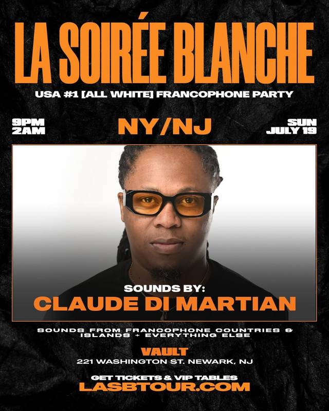 LA SOIRÉE BLANCHE, Sun, Jul 19, Vault, Central Ward