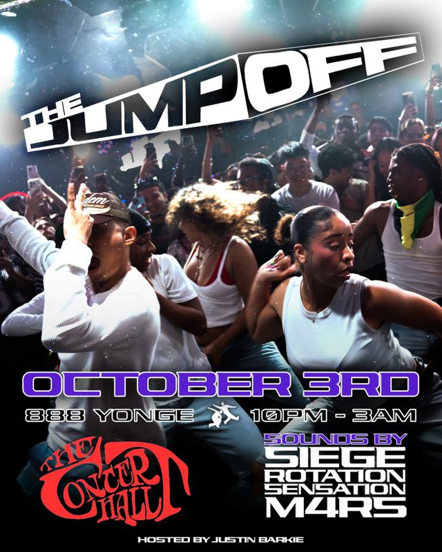 The Jump Off Vol. 2, Sat, Oct 3, The Concert Hall, Downtown