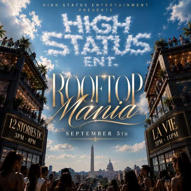 Rooftop Mania, Fri, Sep 4 – Mon, Sep 7, 12 Stories, The Wharf