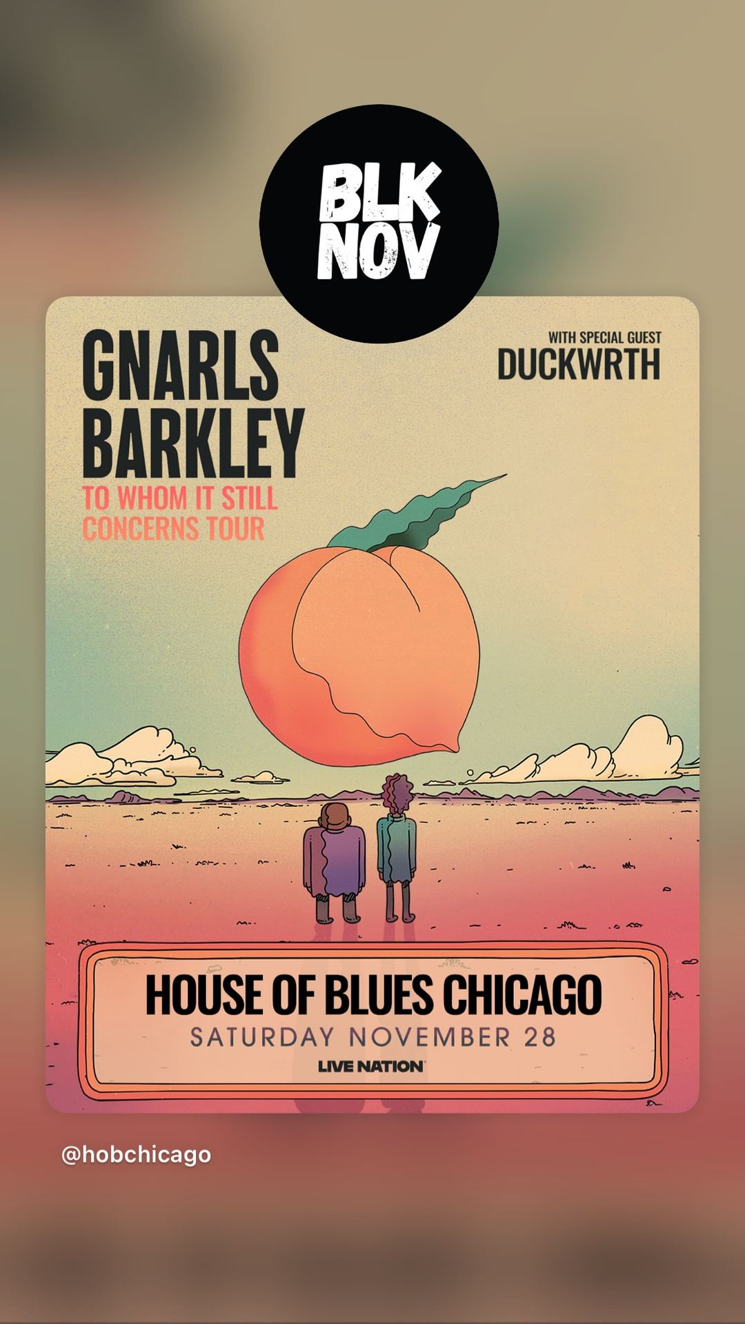 GNARLS BARKLEY TO WHOM IT STILL CONCERNS TOUR