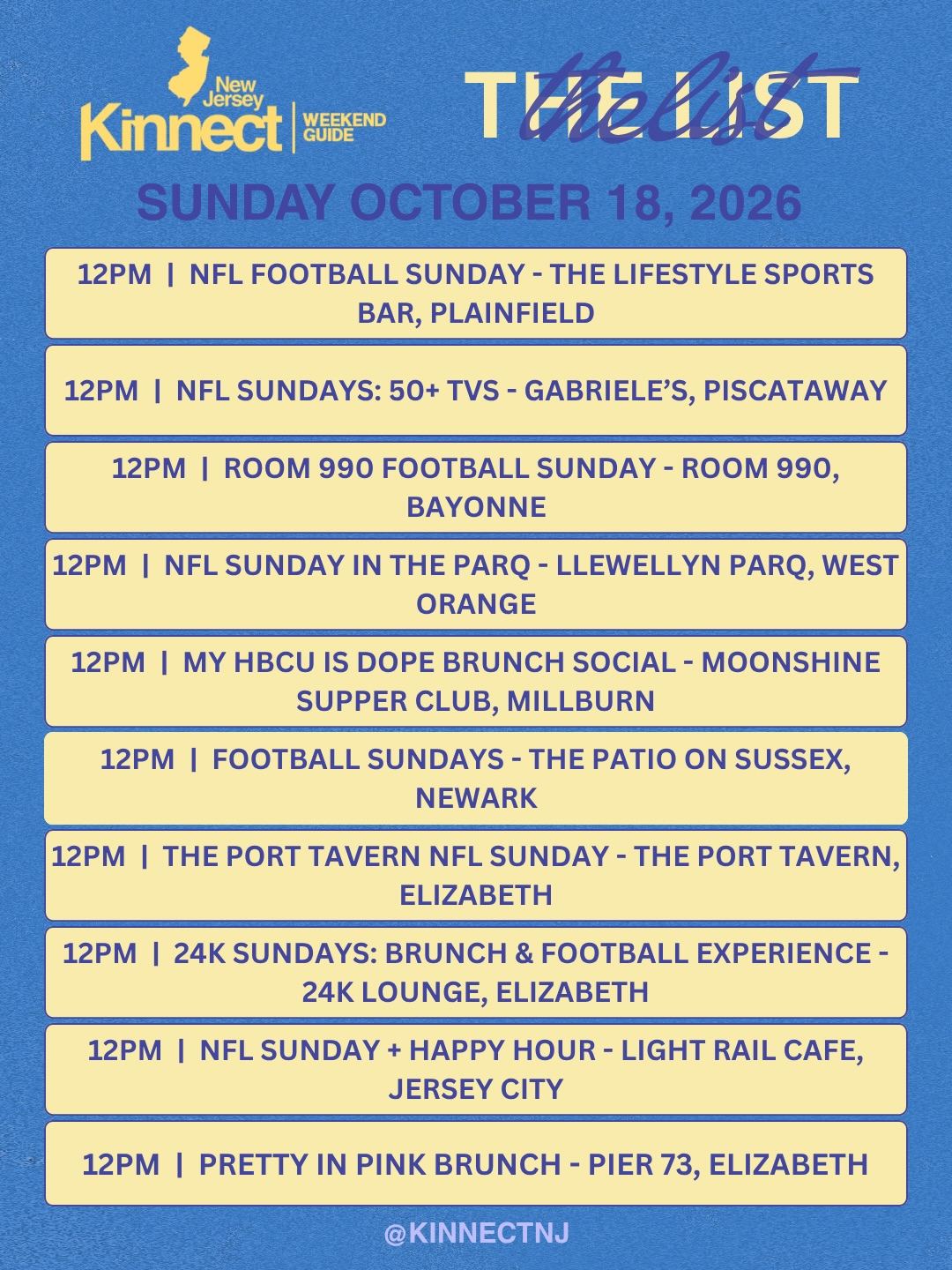 NFL Sundays: 50+ TVs